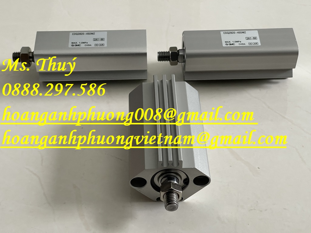SMC CDQ2B20-45DMZ - Xi lanh mới 100%  - Cty Hoàng Anh Phương