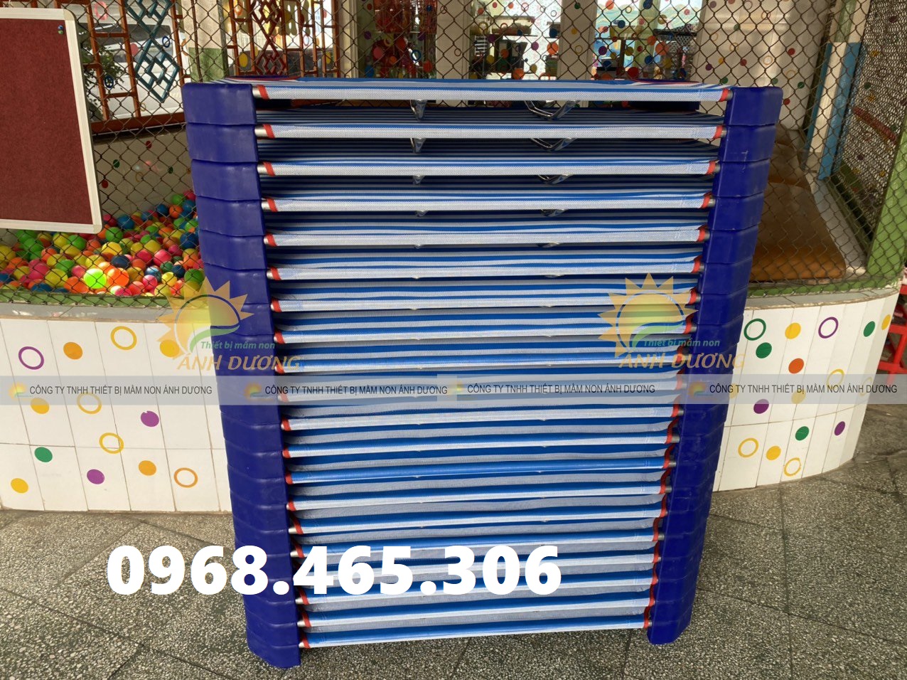 Giường lưới mầm non, giường lưới trẻ em, giường ngủ mầm non