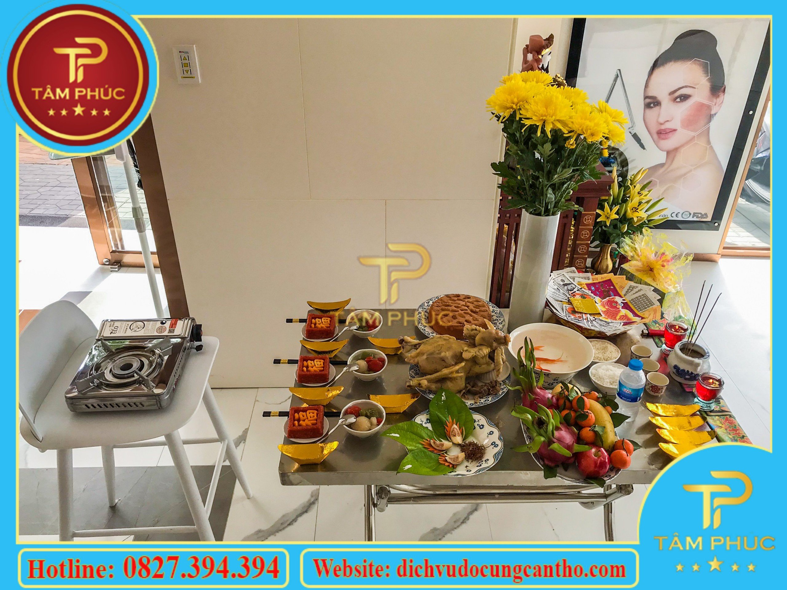 Mâm cúng Đưa Ông Táo cuối năm.