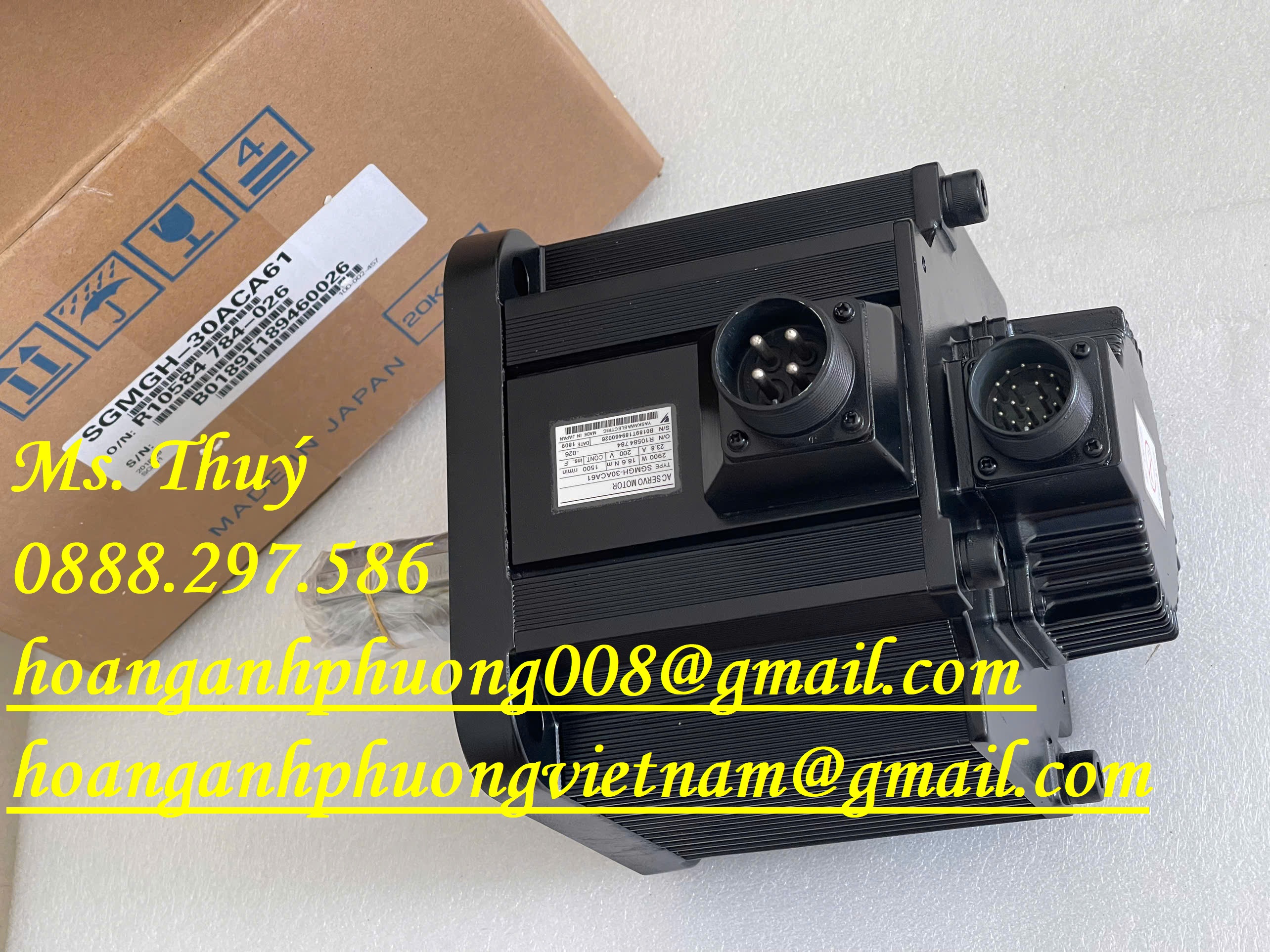 Chuyên hàng Yaskawa - Động cơ SGMGH-30ACA61- Hoàng Anh Phương