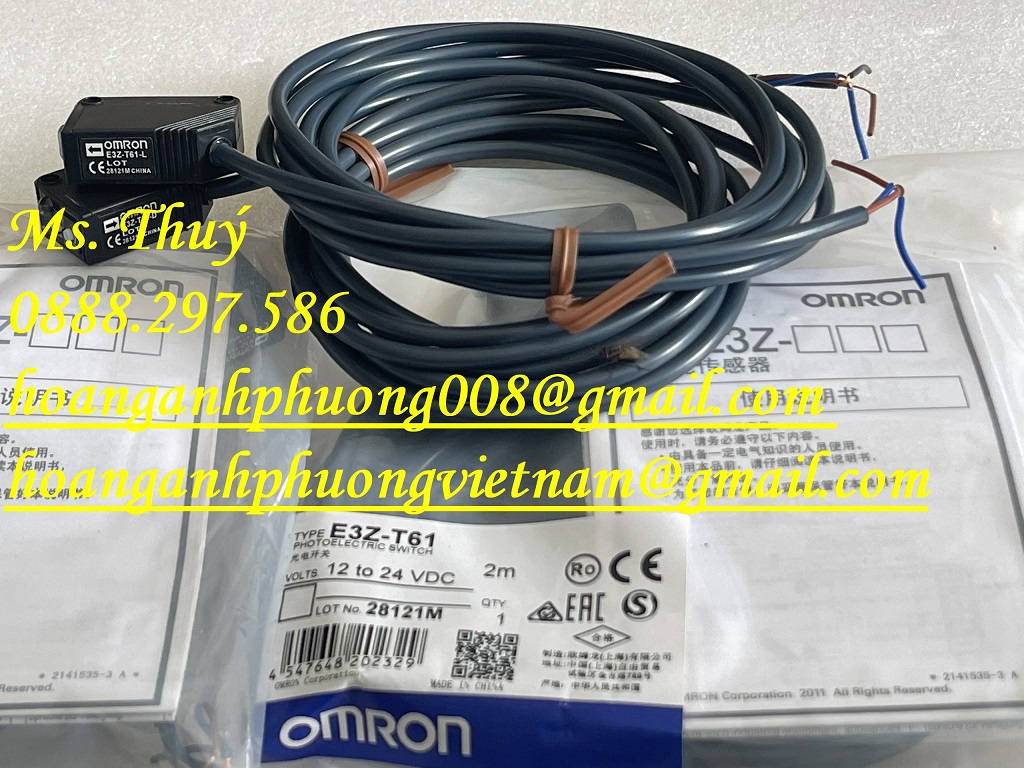 Cảm biến giá tốt E3Z-T61 2M - NPP Omron tại Việt Nam