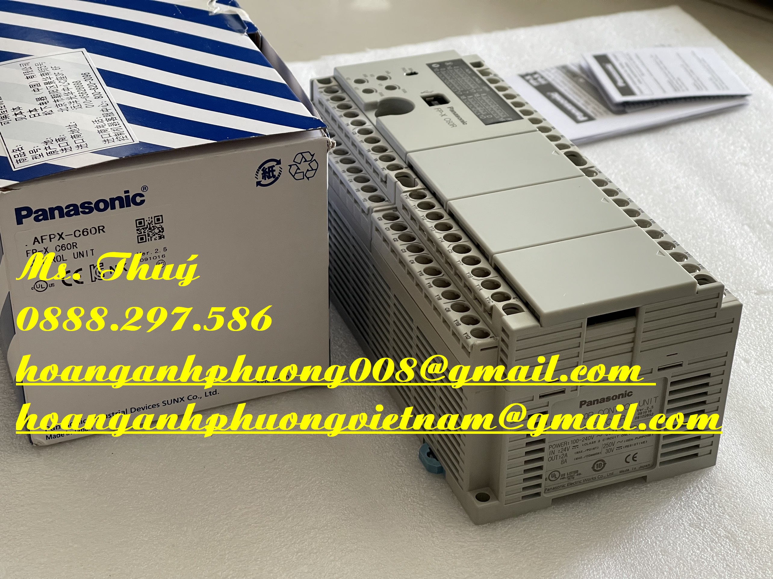 Hàng mới 100% - Panasonic AFPX-C60R - Mô đun chất lượng cao