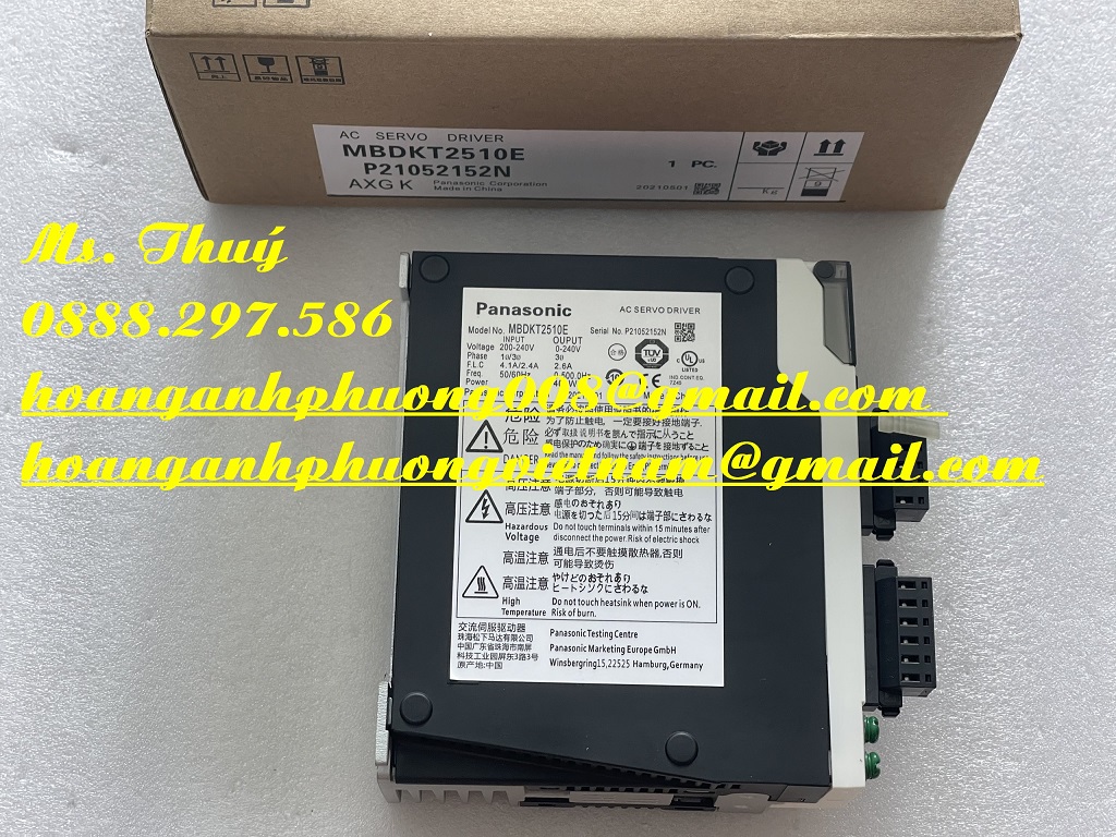 Thiết bị giá tốt - Servo Diver Panasonic MBDKT2510E