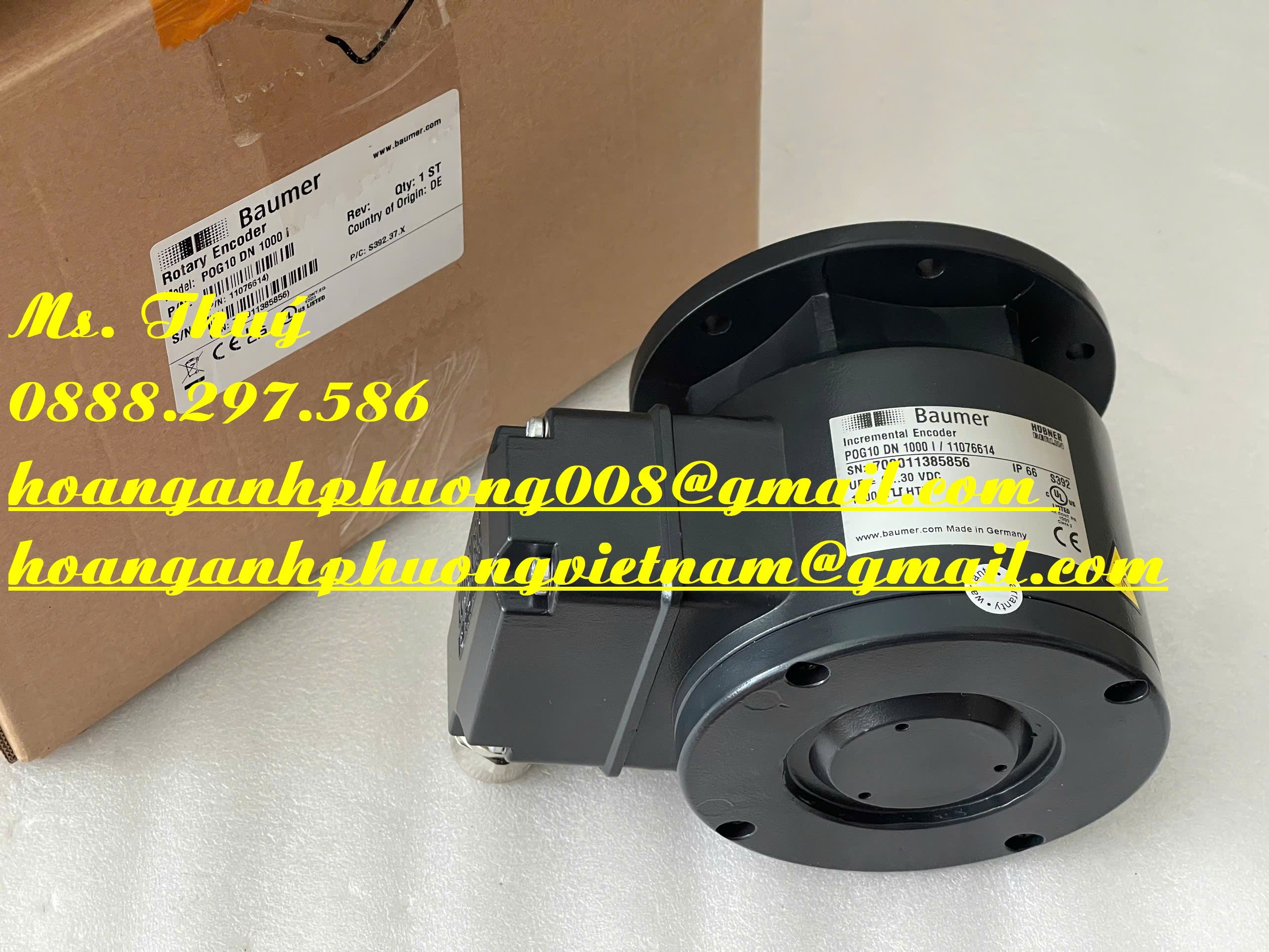 Bộ mã hoá Baumer POG10 DN 1000 I - Giá ưu đãi Toàn Quốc