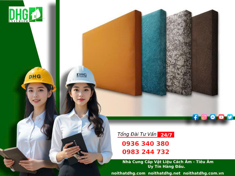 TẤM TIÊU ÂM VẢI NỈ – GIẢI PHÁP GIẢM TIẾNG ỒN HIỆU QUẢ, THẨM MỸ CAO