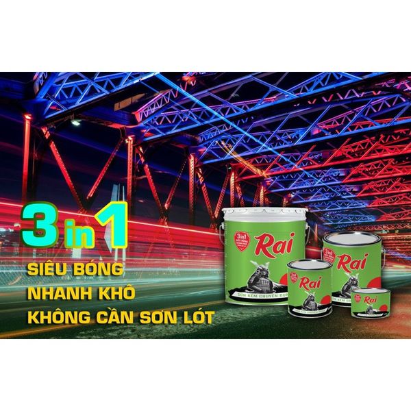 Sơn kẽm Rai chuyên dụng siêu chất lương 3in1