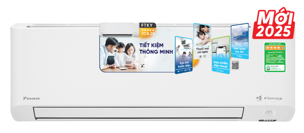 Giá máy lạnh treo tường Daikin 1HP mới nhất hôm nay