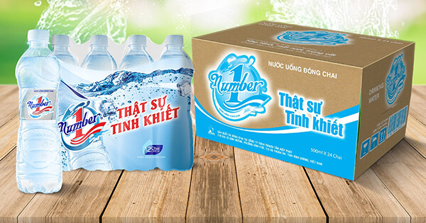 Phân phối nước suối Number one tại Bà Rịa Vũng Tàu