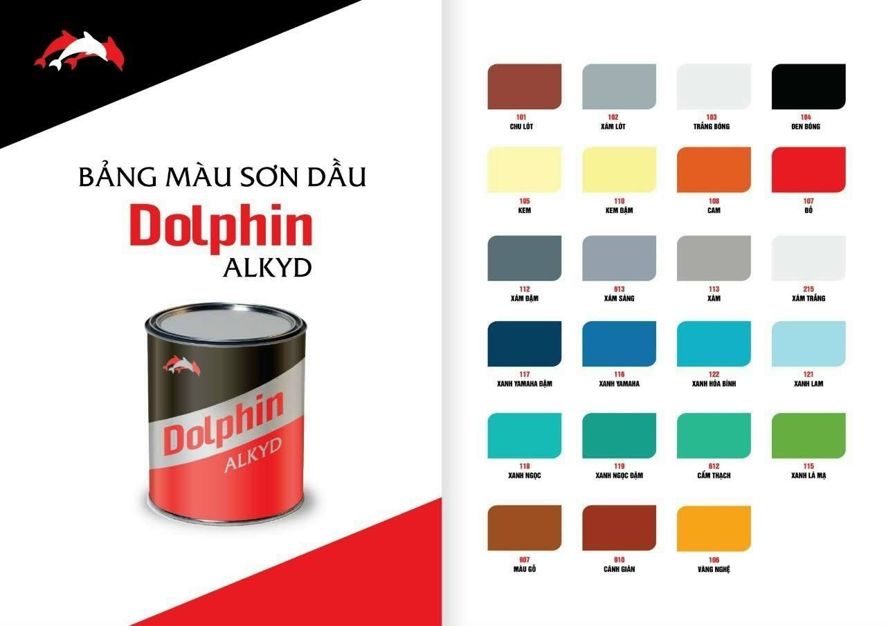 Sơn dầu Dolphin Alkyd