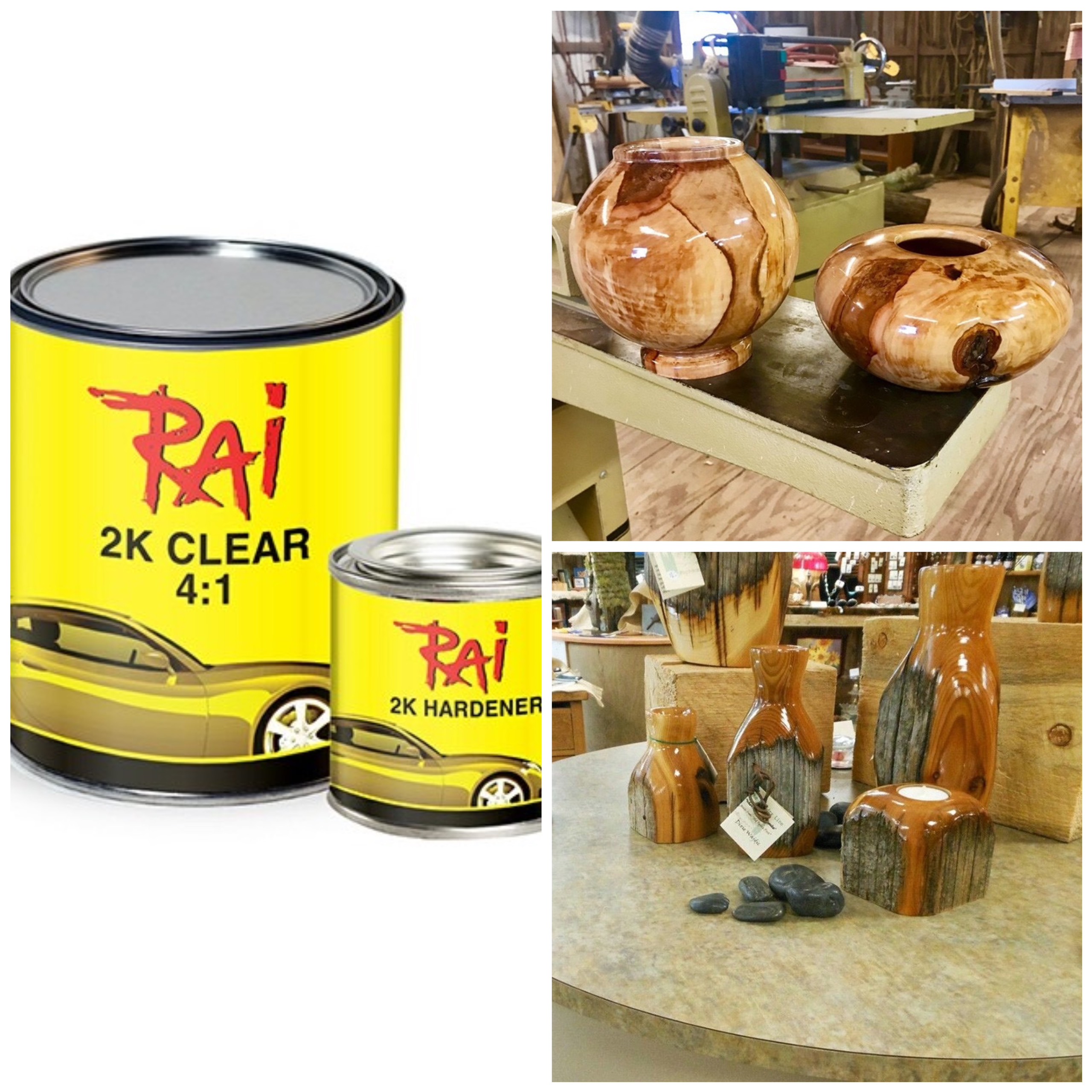 Sơn bóng 2K Rai (Vàng)