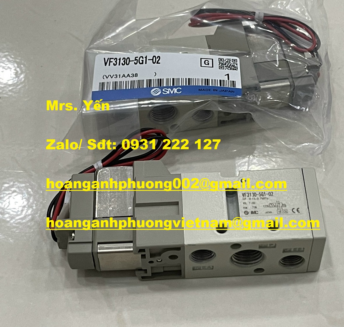 VF3130-5G1-02 Van điện từ SMC giá tốt tại Bình Dương