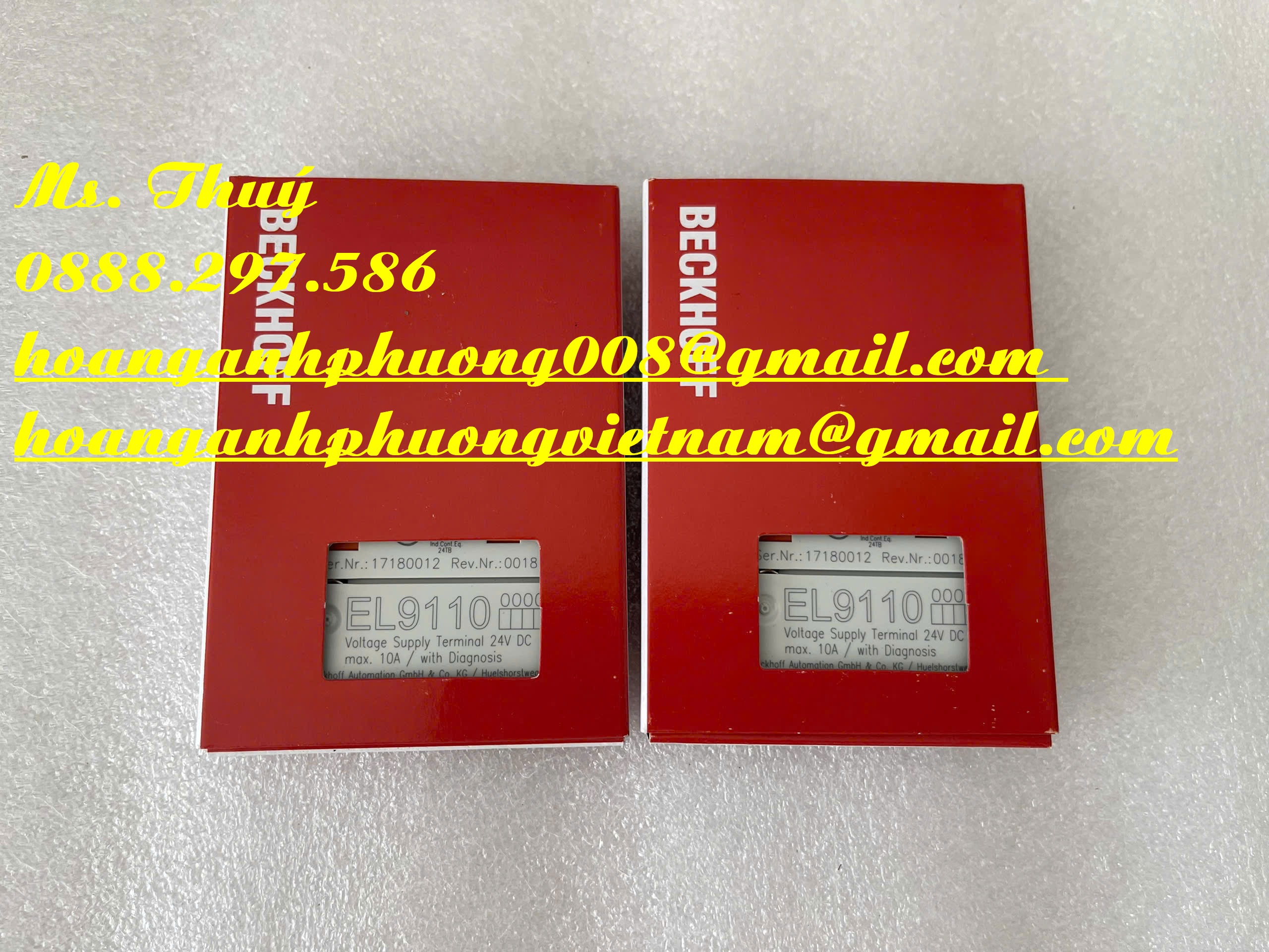 Mô đun Beckhoff EL9110 giá tốt  - Cty Hoàng Anh Phương