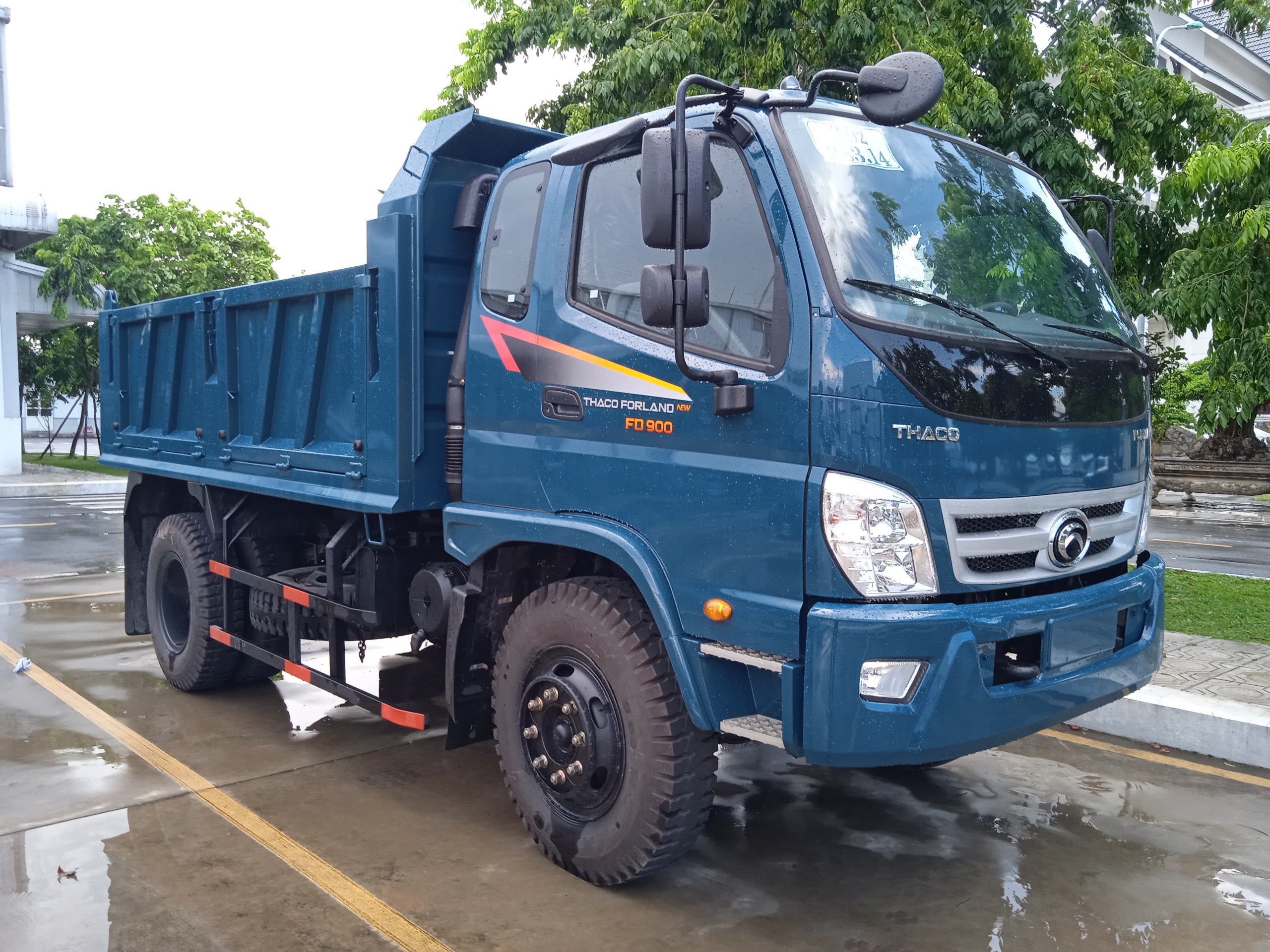 Xe tải ben trường hải 8 tấn