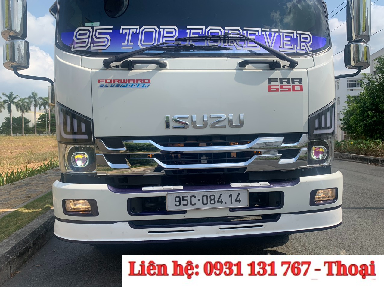 Xe tải ISUZU FRR650 thích hợp chở gia súc, gia cầm