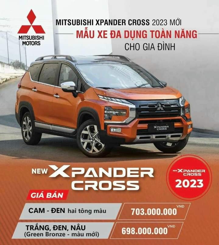 Xpander Cross 2023, Đủ màu, Giao xe ngay