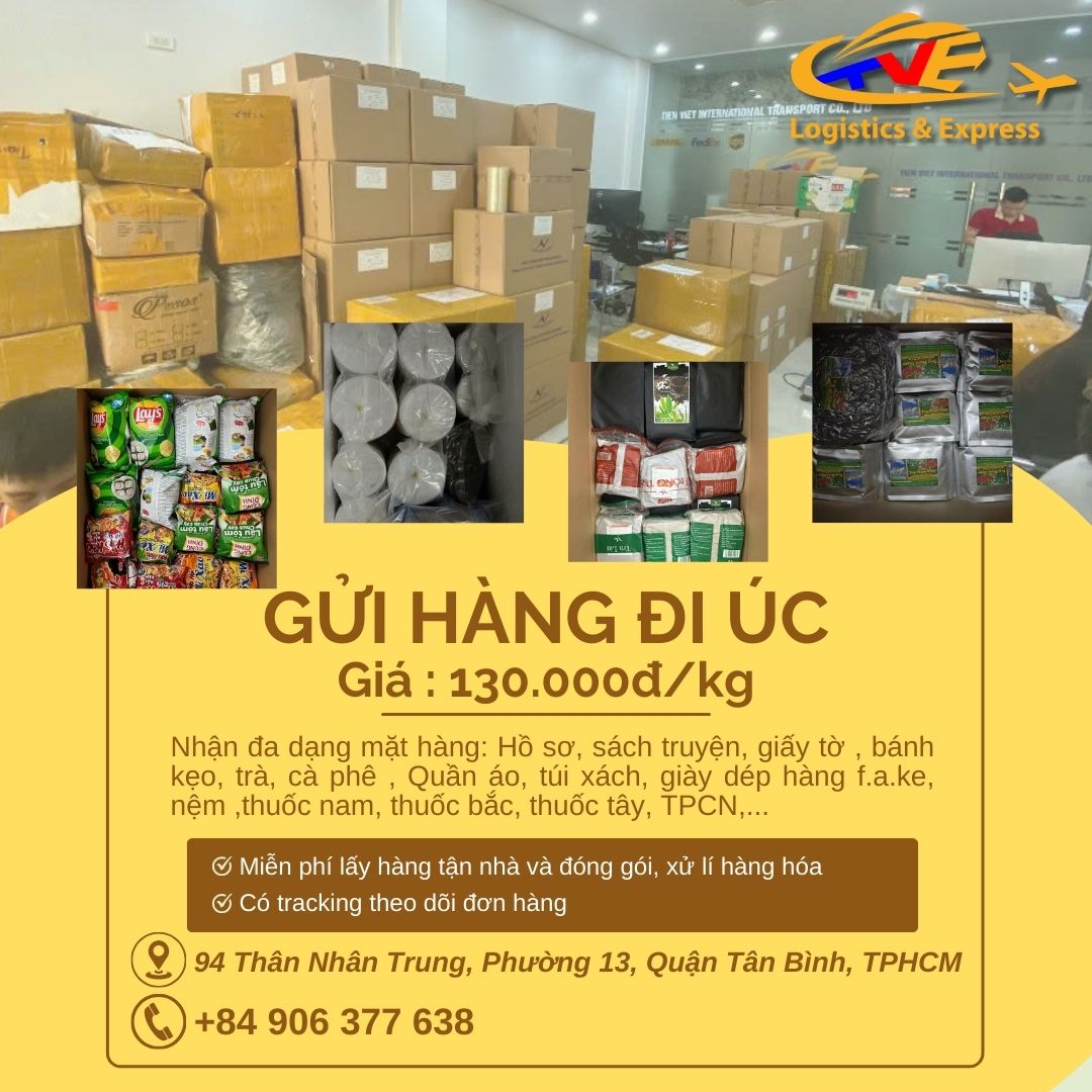 ĐÓNG HÀNG TẠI NHÀ - PHÁT HÀNG TẬN NƠI TẠI ÚC CHỈ 130.000Đ/KG