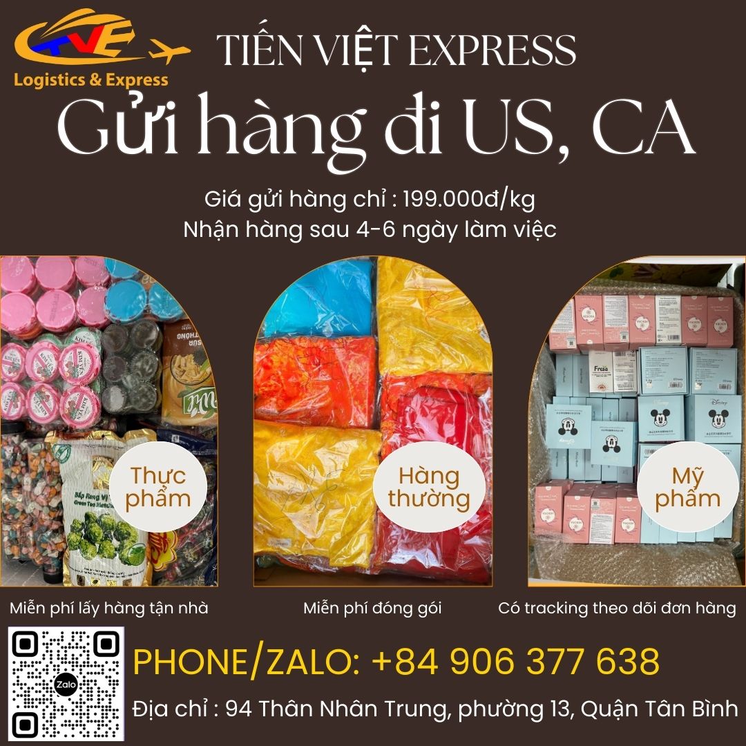 Đầu tuần gửi hàng đi Mỹ và Canada siêu rẻ tại TVE Đầu tuần gửi hàng đi Mỹ và Canada siêu rẻ tại TVE