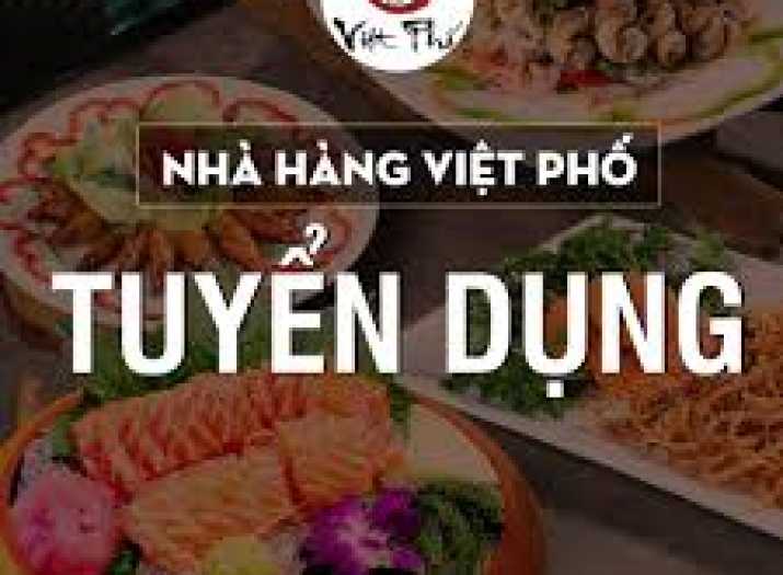 TUYỂN NHÂN VIÊN PHỤC VỤ NHÀ HÀNG