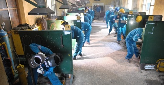 Cấp chứng chỉ thi tay nghề thợ Hàn quốc tế tại Hải Phòng