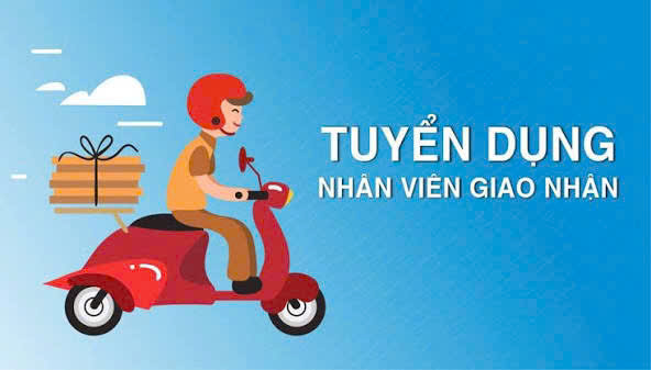 Tuyển 6 NV giao hàng xe máy làm tại Tân Phú , xăng xe của CTY lo