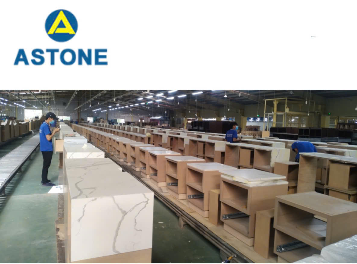 CTY ASTONE tuyển CN, LĐPT, Thợ đá & Phụ đá nội thất XK