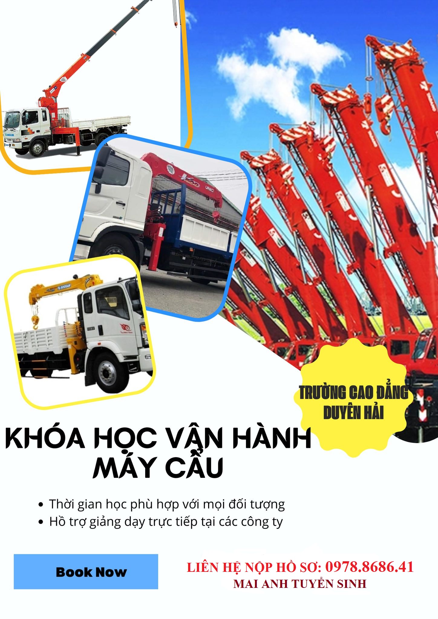 ĐÀO TẠO XE CẨU - XE NÂNG, MÁY XÚC CẤP CHỨNG CHỈ TẠI HẢI PHÒNG