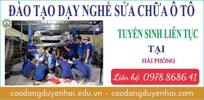 ĐÀO TẠO CẤP CHỨNG CHỈ XE NÂNG, MÁY XÚC, SỬA CHỮA Ô TÔ TẠI HẢI PHÒNG