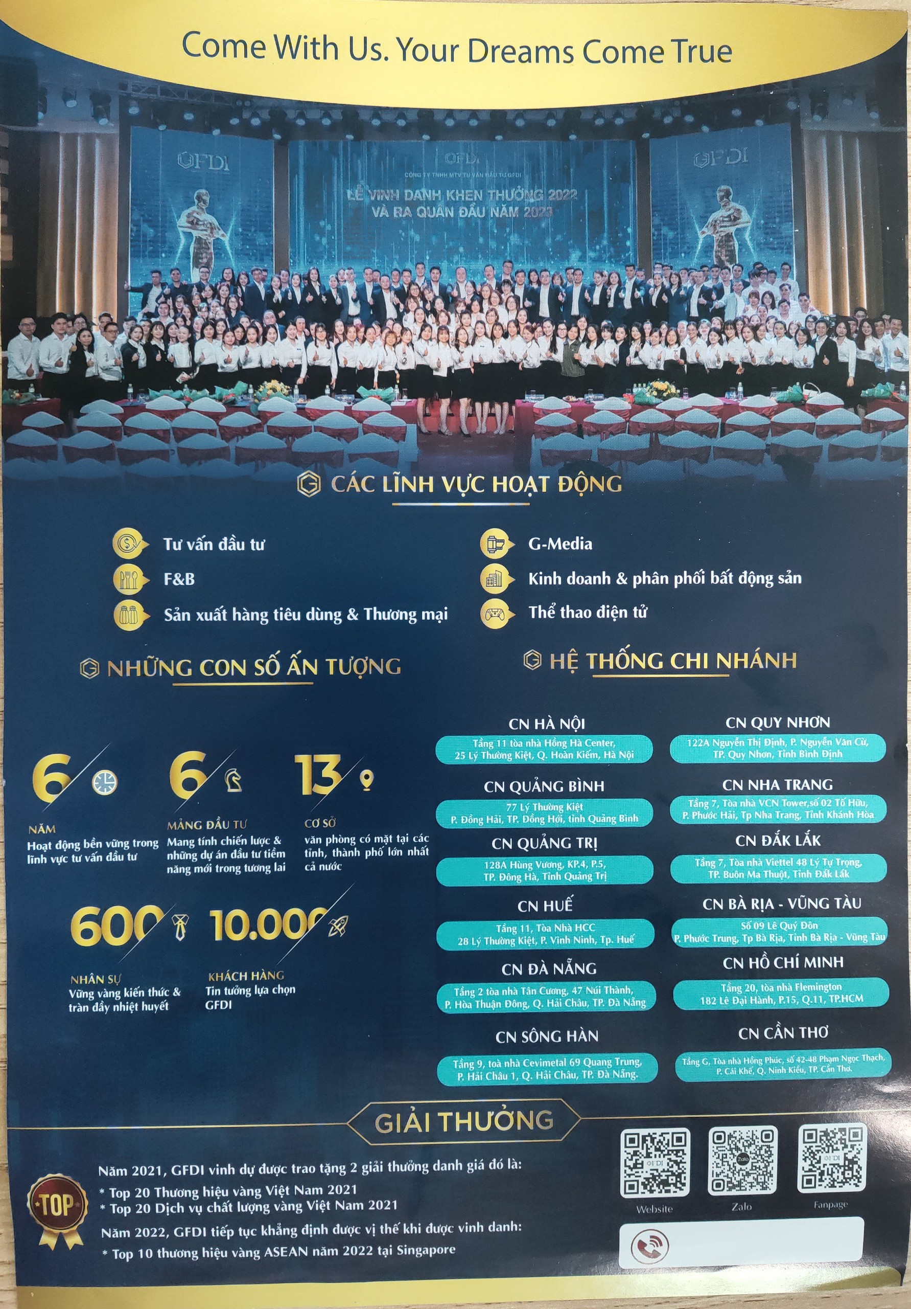 GFDI Chi nhánh Nha Trang cần tuyển: Chuyên Viên Kinh Doanh LƯƠNG CỨNG 13-15tr