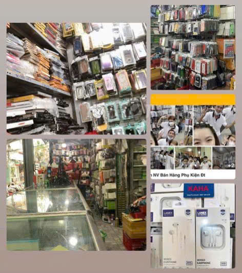 Tuyển nữ bán hàng phụ kiện ĐT làm ca fulltime làm tại Q10