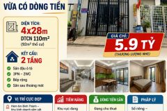 NHÀ 2 TẦNG – HẺM 6M – ĐƯỜNG SỐ 3   Giá 5.9 tỷ (thương lượng)
