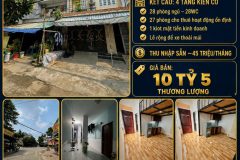 MẶT TIỀN KINH DOANH – CHDV 28 PHÒNG – DÒNG TIỀN 45TR/THÁNG
