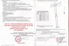 HOT HOT – CHÍNH CHỦ CẦN BÁN LÔ  ĐẤT TẠI  Đường Thạnh Xuân 52, phường Thới An,