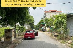 ĐẤT ĐẸP- GIÁ TỐT BÁN NHANH LÔ ĐẤT ĐẦU TƯ LÀ SINH LỜI TẠI Yên Thường Phù Đổng