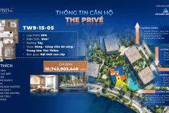 BÁN CĂN HỘ 2PN THE PRIVÉ – VIEW SÔNG & CÔNG VIÊN BỜ SÔNG THỦ THIÊM CHỈ TỪ 990TR
