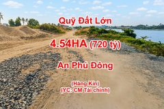 [L2647*] Đất mặt tiền sông Sài Gòn, Quận 12 – Quỹ đất lớn siêu hiếm, giá 7xx tỷ