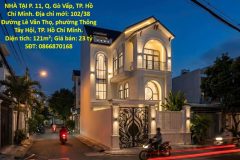 HOT HOT – CHÍNH CHỦ CẦN BÁN NHÀ TẠI P. 11, Q. Gò Vấp, TP. Hồ Chí Minh