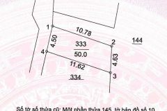 Bán đất tổ 12 Đồng Mai, DT50m2, MT4.5m, lô góc 3.5 tỷ Hà Đông