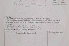 Chính chủ cần tiền bán gấp mảnh đất Thư Dương - Chương Dương (Thư Phú - Thường