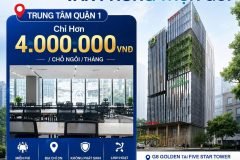 CHỈ TỪ 4 TRIỆU/THÁNG – SỞ HỮU VĂN PHÒNG HẠNG A, VIEW TRIỆU ĐÔ NGAY TRUNG TÂM