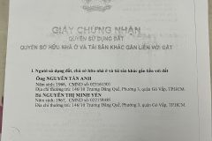 Cần bán nguyên dãy nhà trọ đối diện chung cư Plaza quận Gò Vấp.