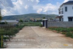 Bán đất khu phân lô hiệp thạnh, đức trọng, đường pê tông 10m