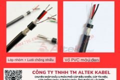 Cáp báo cháy chống cháy Altek Kabel 2 x 1.0 MM2 FR