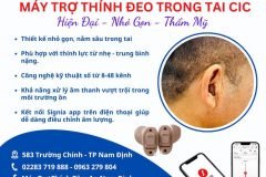 Máy trợ thính đeo trong tai thẩm mỹ CIC
