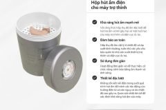 Hộp Hút Ẩm Điện – Bảo Vệ Máy Trợ Thính Bền Lâu Mỗi Ngày