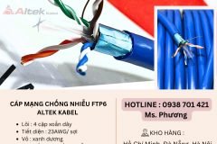 Cáp mạng chống nhiễu FTP6 Altek Kabel Đà Nẵng, Hà Nội, Hồ Chí Minh
