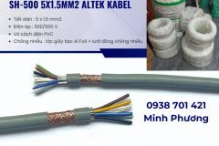 Cáp tín hiệu chống nhiễu sh-500 5x1.5mm2 Altek Kabel Đà Nẵng, Cần Thơ, Kiên Gian