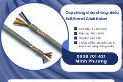 Cáp điều khiển chống nhiễu 6 lõi 0.5mm2 Altek Kabel sẵn kho, hỗ trợ giao toàn qu