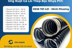 Ống Ruột Gà Lõi Thép Bọc Nhựa PVC – Linh Hoạt, Chống Cháy, Phù Hợp Mọi Công Trìn