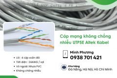 Cáp mạng không chống nhiễu UTP5E Altek Kabel phân phối Đà Nẵng, Quảng Ngãi, HCM