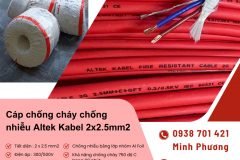 Cáp chống cháy chống nhiễu 2x2.5mm2 Altek Kabel Đà Nẵng, Bình Định, Phú Yên